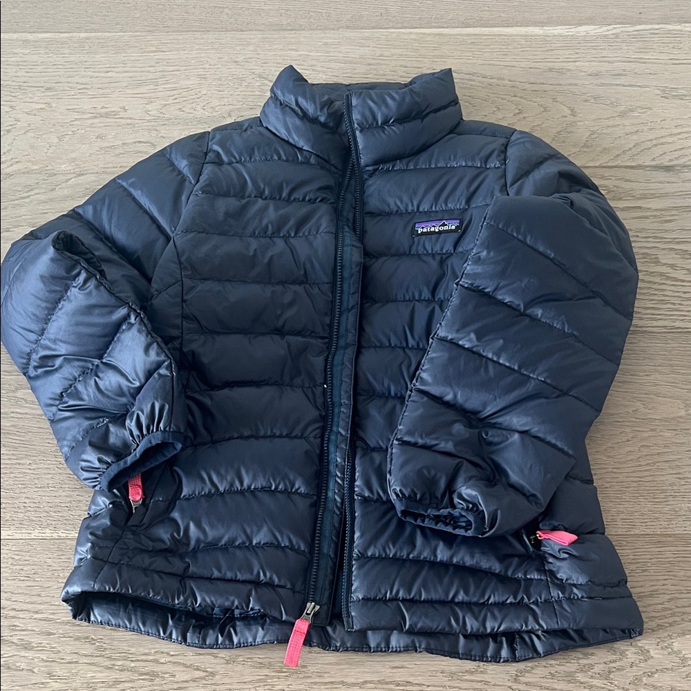 Patagonia Kids Puffer Jacket in Dark Blue